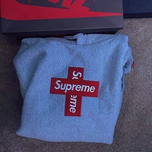 Supreme cross Box Logo hoodie